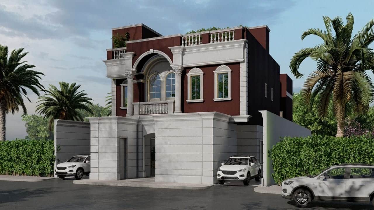 فلل نيو كلاسيك — حي السعادة، الرياض