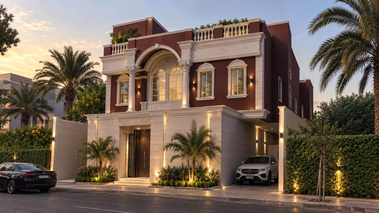 فلل نيو كلاسيك — حي السعادة، الرياض